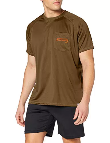 Carhartt Camiseta de Manga Corta, Logotipo Gráfico