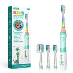 Cepillo de Dientes Infantil Seago con Luz de Colores y Temporizador - Cabezales Extra Suaves - Para Niños Mayores de 3 años