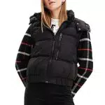 Desigual Padded_Block Pantalones Cortos para Mujer con Forro Polar