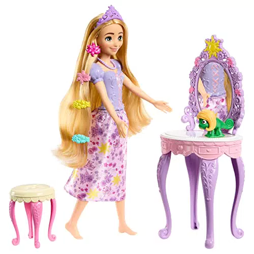 Disney Princess Juguetes, muñeca Rapunzel con Ropa