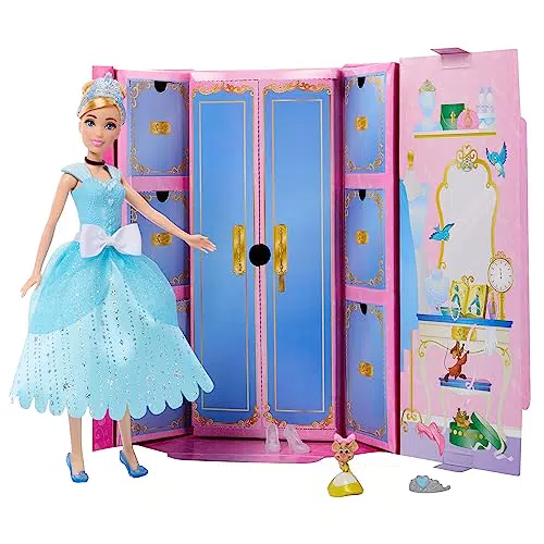 Muñeca Disney Princess Cenicienta con Accesorios de Moda Sorpresa