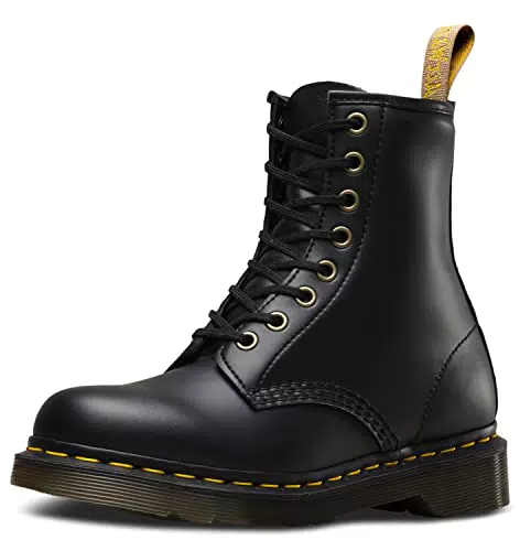 Dr. Martens Vegan 1460 Black Felix Rub Off, Botas Unisex Adulto