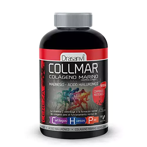Colágeno Marino Drasanvi con Magnesio y Ácido Hialurónico - Sabor Cereza