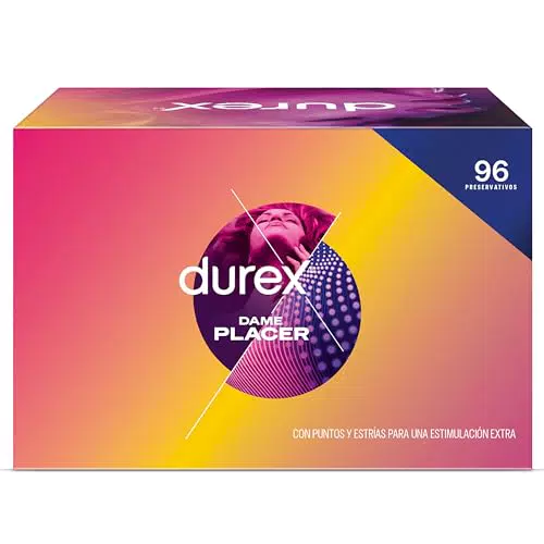 Pack Durex Preservativos Dame Placer con Puntos y Estrías