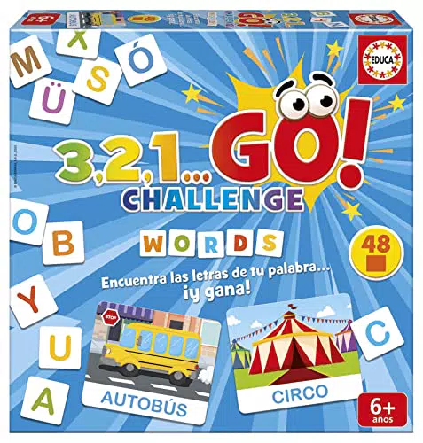 Educa - 3, 2, 1 GO Challenge Oca Dónde están Las ocas Encuéntralas para avanzar por Las Casillas del Recorrido y GANA De 2 a 4 Jugadores a Partir de 6 años