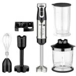 Batidora de Mano FAGOR DivaMix Plus - 1000W, 4 Cuchillas Acero Inoxidable
