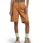 Shorts G-Star RAW Chino para Mujer - Marrón