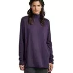Suéter G-Star RAW Essential Mock para Mujer - Púrpura