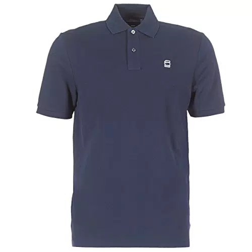 G-STAR RAW Polo Dunda para Hombre, Azul