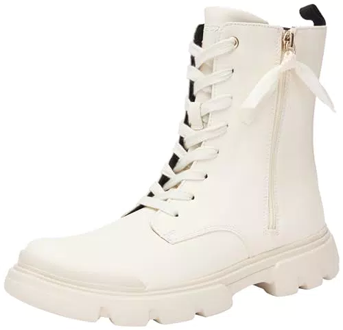 Geox J Junette Girl, Barco Ankle, Lt Marfil