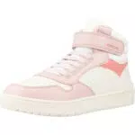 Geox J Washiba Girl A, Zapatillas, Lt Ivory Lt Rose