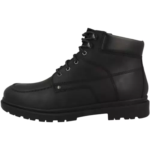 Geox U Andalo B, Botines para Hombre, Negro