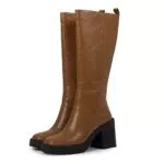Botas Altas de Mujer con Plataforma Gruesa y Tacón Ancho - Gioseppo