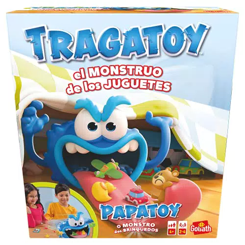 Goliath Tragatoy - El Monstruo de los Juguetes -Juego de Mesa Infantil - Juego de Acción A Partir De 4 años -Estimula Los Reflejos