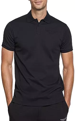 Polo de manga corta Hackett Aston Martin con relieve.