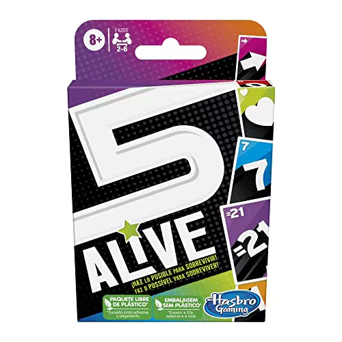 Hasbro Gaming 5 Alive, para niños, Divertido Juego para Toda la Familia
