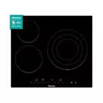Hisense I6341CB - Placa Inducción, 3 Zonas, 1 Con Foco Gigante 29 cm