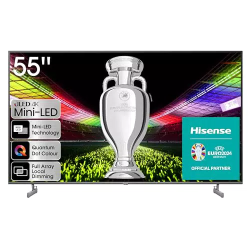 Televisor Smart TV Hisense 55U6KQ de 55 Pulgadas con Quantum Dot y Dolby Vision