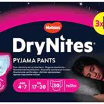 Huggies DryNites Calzoncillos absorbentes para niño 4-7