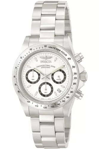 Reloj Invicta Speedway de cuarzo para hombre, acero inoxidable.