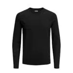 Jack & Jones Jjebasic Knit Crew Neck Noos Suéter, Negro