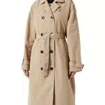JJXX Jxchoice-Abrigo Trench Gabardina, Sarga, L para Mujer