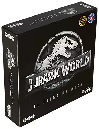 Jurassic World Juego de Mesa Oficial - Para 2 a 6 Jugadores - Edad Recomendada 12+