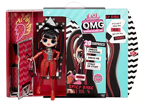 Muñeca de Moda L.O.L. Surprise OMG Serie 4 - Spicy Babe con 20 Sorpresas