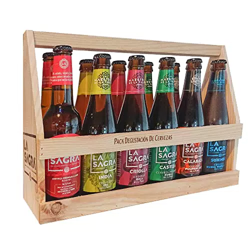 Cesta de Cervezas La Sagra - 12 Botellas de 330 ml