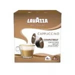 Lavazza, Cappuccino, 96 Cápsulas Compatibles con Máquina Nescafé Dolce Gusto