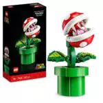 LEGO Super Mario Planta Piraña, Figura de Personaje Articulada con Tubería y 2 Monedas