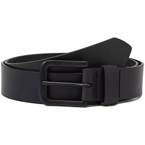 Levi's Seine Metal cinturón, Marrón Oscuro, 105 cm para Hombre