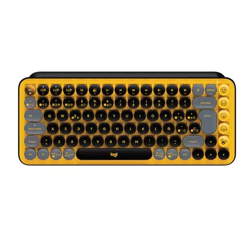 Logitech Pop Keys Teclado Mecánico Inalámbrico con Teclas Emoji Personalizables