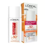 Crema Hidratante Anti-UV L'Oreal Paris Revitalift con Vitamina C SPF50+