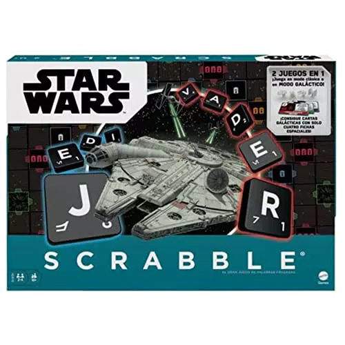 Mattel Games Scrabble Star Wars, juego de mesa para niños y niñas de +10 años