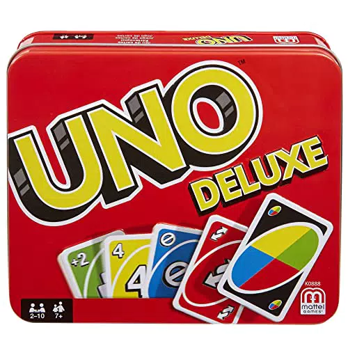 Juego de Cartas UNO Deluxe Mattel para Toda la Familia