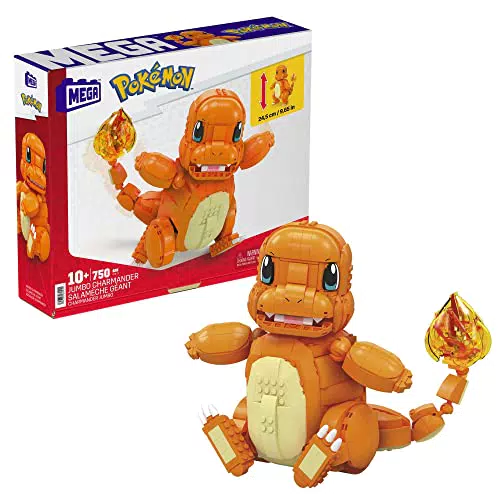 MEGA Construx Pokemon Charmander grande Figura de bloques de construcción