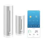 Estación Meteorológica Inalámbrica Netatmo para Interior y Exterior con Wifi - Termómetro, Higrómetro, Sonómetro y Calidad del Aire - Compatible con Amazon Alexa, Apple y Google