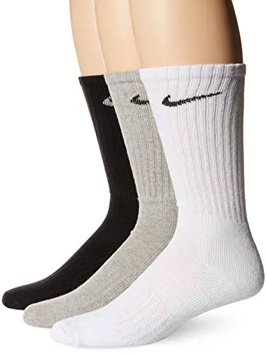 Nike 3Ppk Value Cotton Crew Smlx Calcetines, Unisex Adulto