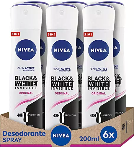 Desodorante NIVEA Invisible Original Spray, Protección 24h