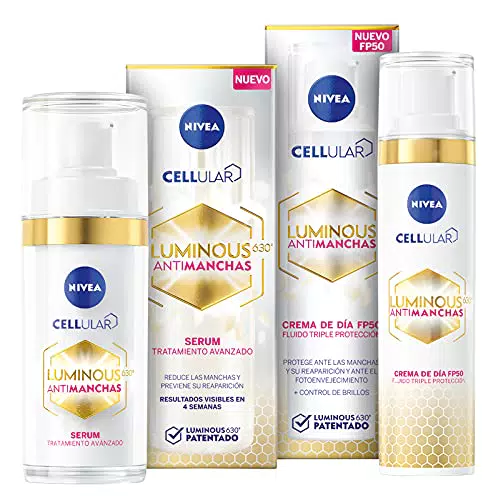 Crema de Día NIVEA Cellular LUMINO30 + Sérum Antimanchas