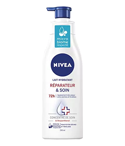 Crema Hidratante NIVEA Repair & Care 72h Piel Extra Seca - 250 ml x 2