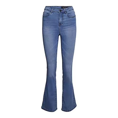 Jeans de Campana Noisy May para Mujer - Mezclilla Azul Claro