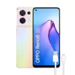 OPPO Reno8 5G - Smartphone Libre con Cámara 50MP, 8GB RAM, 256GB, Android, Batería 4500mAh y Carga Rápida 80W