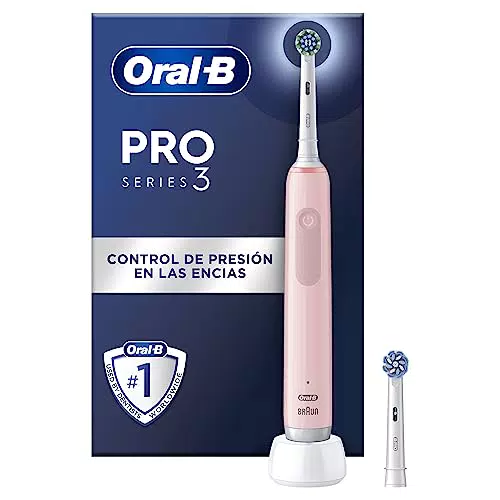 Cepillo de Dientes Eléctrico Oral-B Pro Series 3 con Mango Recargable y 2 Cabezales