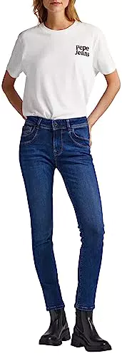 Pepe Jeans Brookes Jeans, Azul, para Mujer