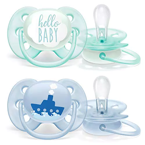 Chupete Philips Avent Ultra Soft - Suavidad para la piel sensible de tu bebé