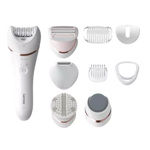 Philips Depiladora Mujer Serie 8000, 9 en 1, Para Cuerpo