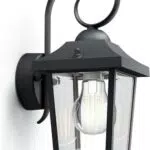 Aplique Philips myGarden Buzzard para exterior - Casquillo E27, 60 W - Aluminio - Ideal para jardines y patios.