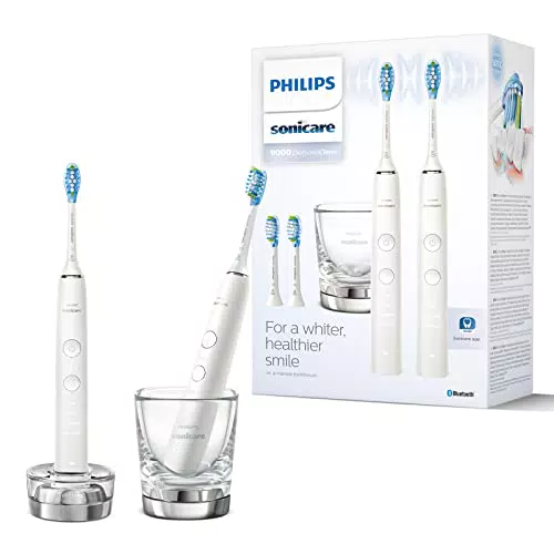 Philips Sonicare DiamondClean Serie 9000 - Pack doble de cepillos de dientes eléctricos sónicos